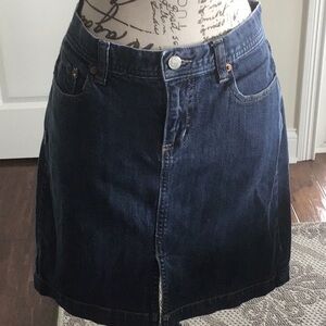 Vintage GAP washed Blue Denim Mini Skirt Sz 6